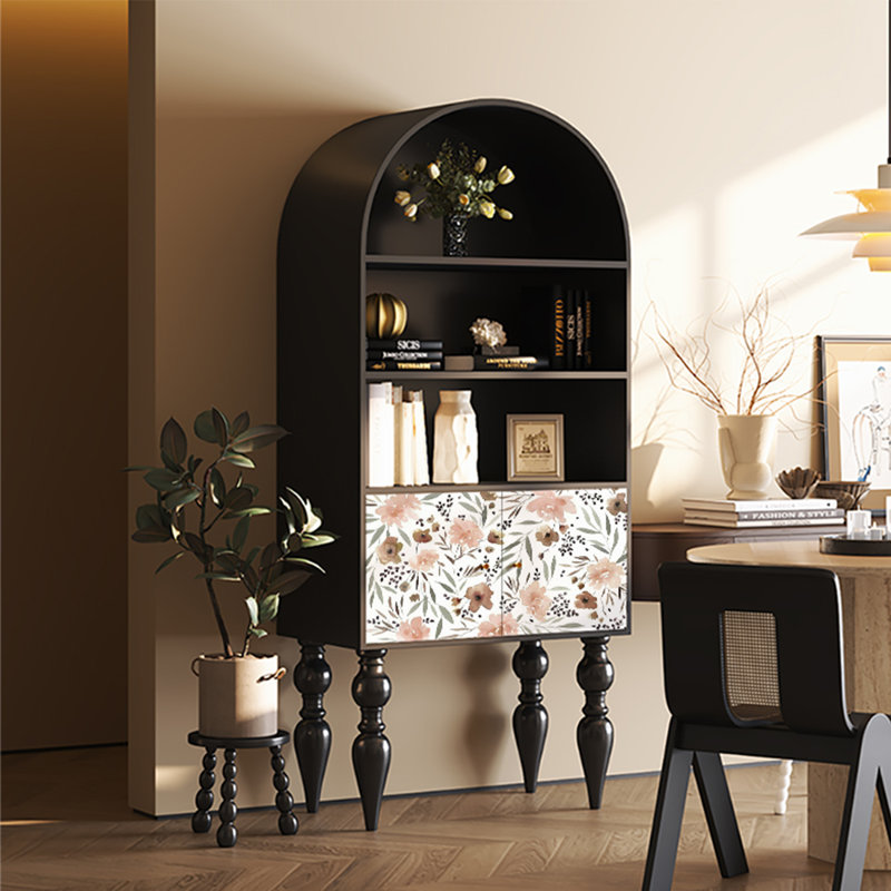French style retro simple display bookcase