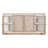 74'' Solid Wood Sideboard