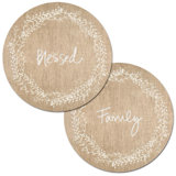 Heil Embroidered Round Placemat