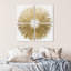 «Abstract Explosion Modern Gold», 4 pièces sur toile tendue