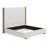 67.5" Tall Headboard Upholstered  Bed With Vertical Striped And Wingback Design, Box Spring Needed, Linen-140537740