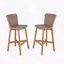 Tabouret de bar extérieur en bois d'osier au style polyvalent-478315050