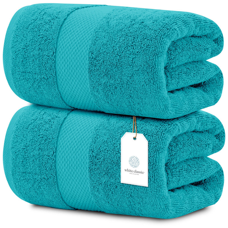 Drap de bain 100% coton Aldemar, Turquoise