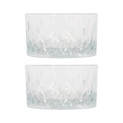 LAV Glass Stainless Steel Serving Bowl