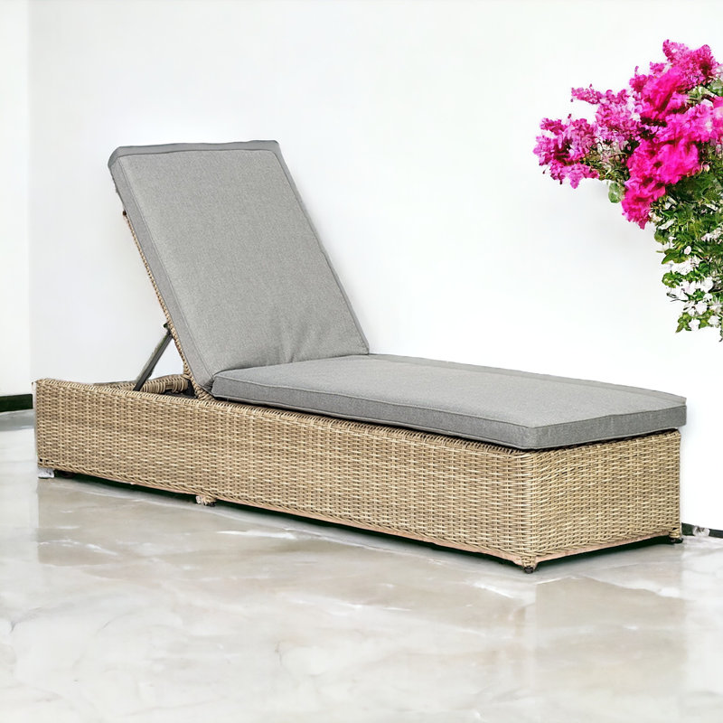 WENTWORTH Sunlounger Manual Multi Position including Cushion