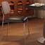 Table ronde en bois massif, pierre noire-862891505