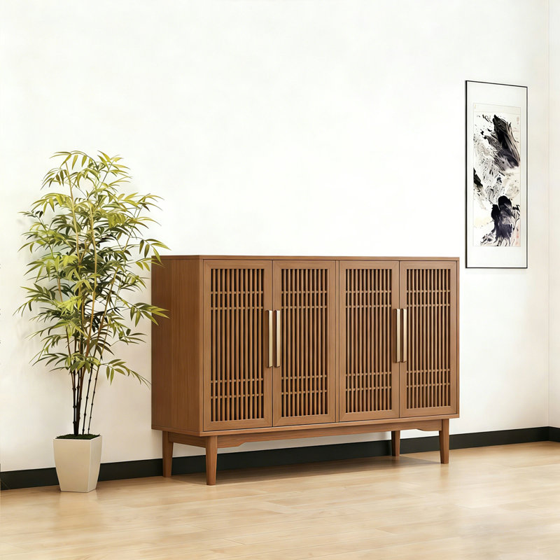 Buffet minimaliste de style chinois, H 35,4 po x l 47,2 po x P 15,7 po