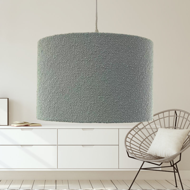 20 cm H Drum Cotton Lamp Shade