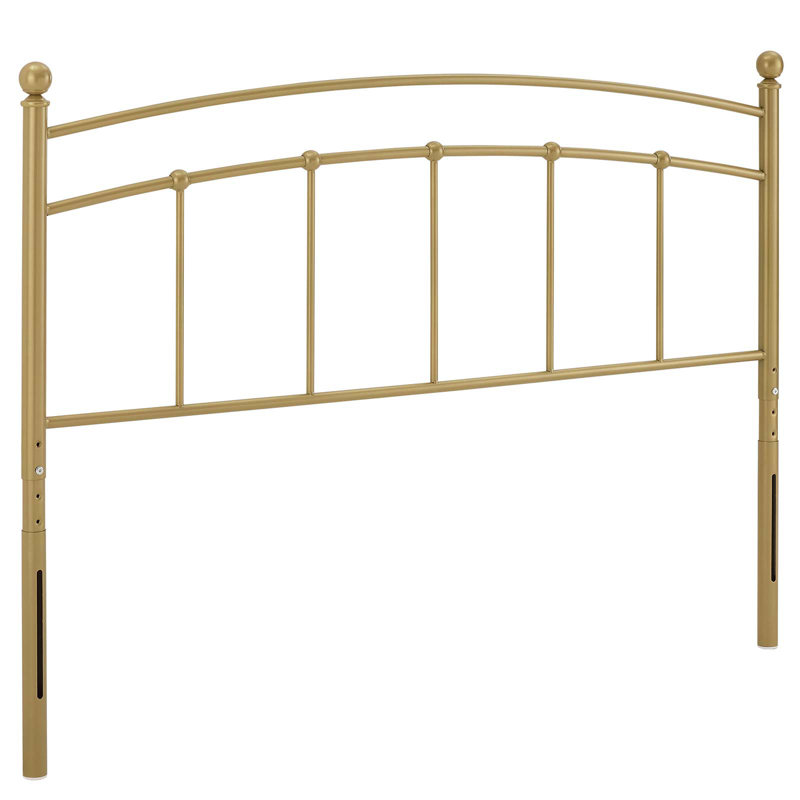 Abigail Metal Headboard, Twin, Gold