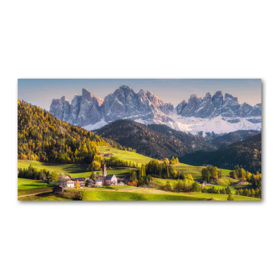 Panorama Of The Mountains - Wrapped Canvas Print