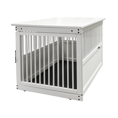 Wooden End Table Pet Crate