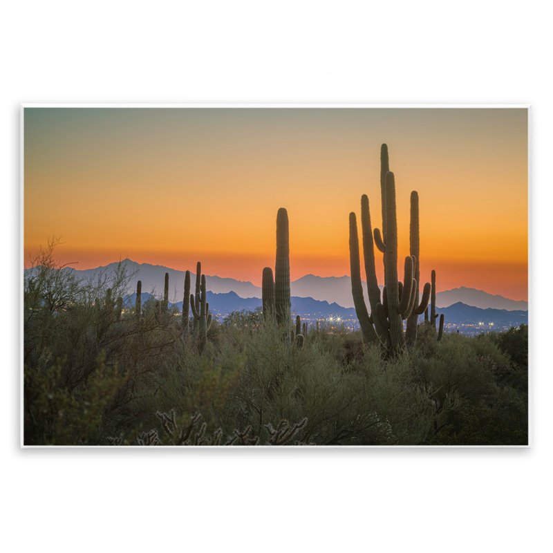 «Cacti Looming» par Marty Hulsebos, H 13 po x l 19 po
