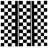 Black White Checkered Quilted Bedspread All Sizes-130659032