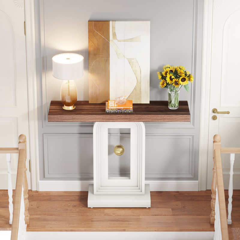 Console 39,4 po Viggo, Brun rustique