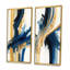 «Stylish Spiral Abstract», 2 pièces sur toile-1247365154-1247365181