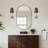 1 - Light Hardwired Dimmable Armed Sconce
