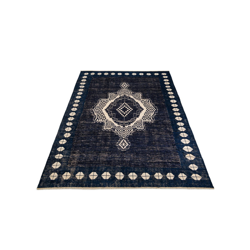 Noack Dark Blue Rug