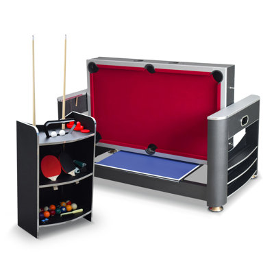 Table multi-jeux 72 po Triple Threat 3-en-1