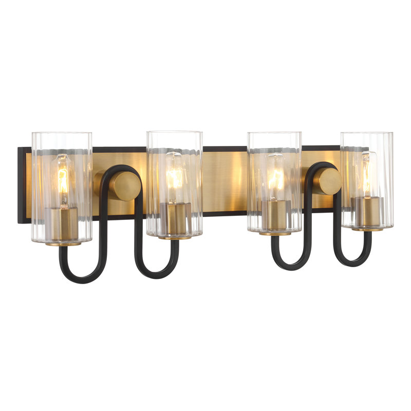Coiffeuse Orla, 240 W, Quatre lumières, H 10,25 po x l 28,25 po x P 5,5 po