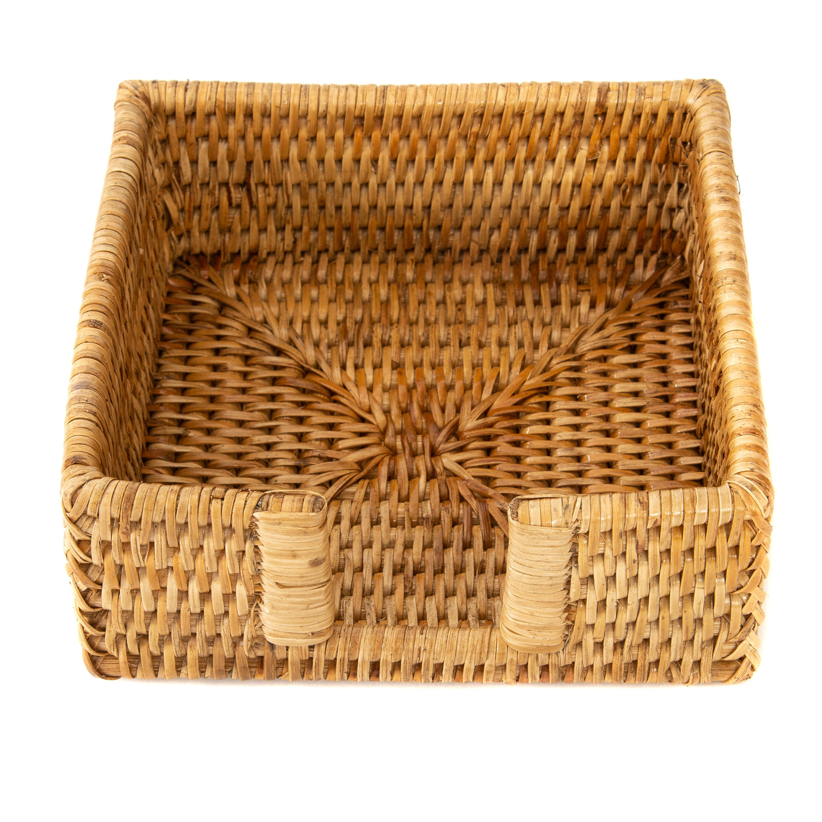 Camden Cocktail Napkin Holder, Honey Brown