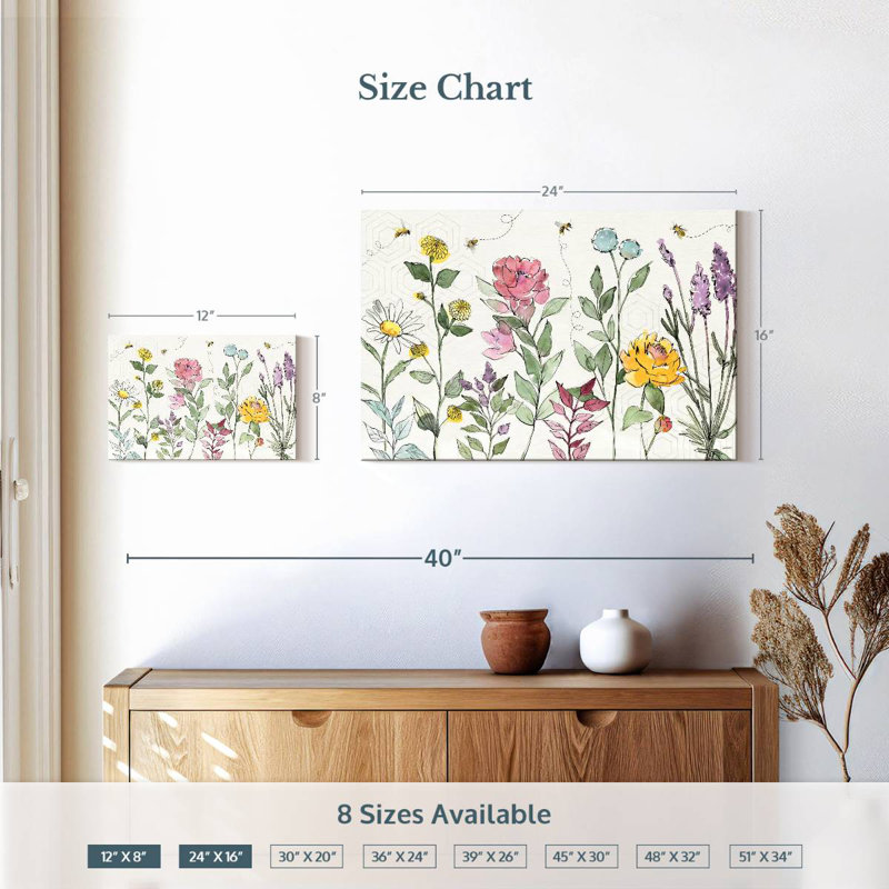 Harnek Honeybee Blossoms I, H 16 po x l 24 po