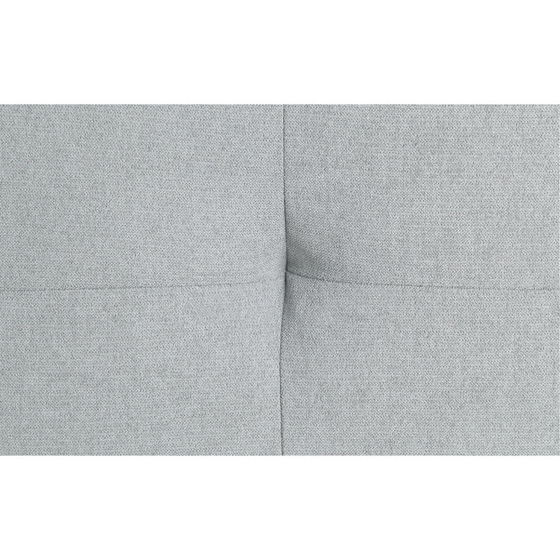 Lit et coussin en velours gris chic - Elegant Living