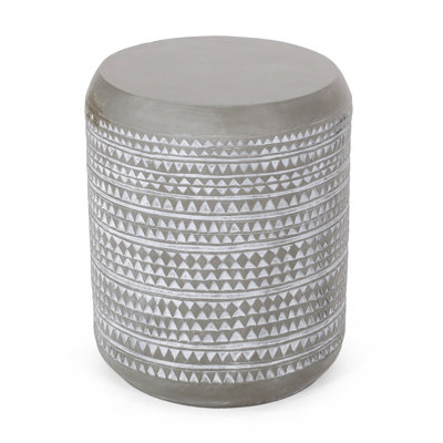 Tylei Concrete Top End Table
