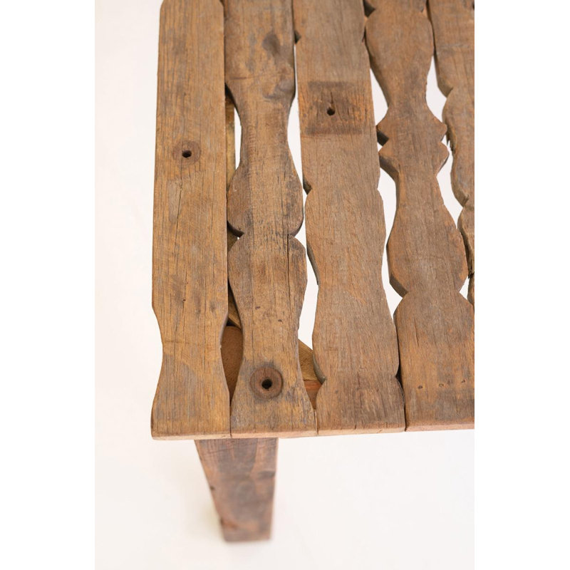 Table à manger en bois recyclé
