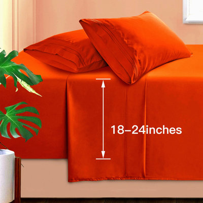 Luxury Plush Wave Bedding Set - Ultra Soft Micro Sheet & Blanket with Pillowcases - 4 Piece Microplush Gift Set