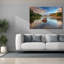 «Autumn Dusk At Jordan Pond» par Rick Berk, art mural sur toile-1944924435