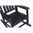 Oversized Rocking Chair with Wood-Texture, All-Weather Resistant Patio Furniture for Comfortable Outdoor Relaxation-129006384