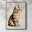 «Vintage Animal Print IV», reproduction encadrée - bois massif-2136766213