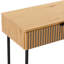 Console Table In Black/Natural Wood Effect Finish