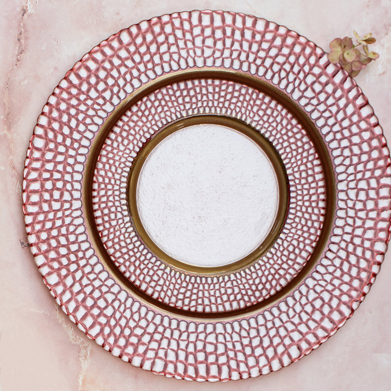 Chargeur en verre Pelli, Pink