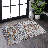 2X3 Ivory / Blue/ Abstract Doormat Rug-137504304