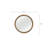 English Knotty Oak Inspired Round Mirror
