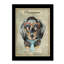 « teckel », reproduction d’impression sur toile tendue-31331225