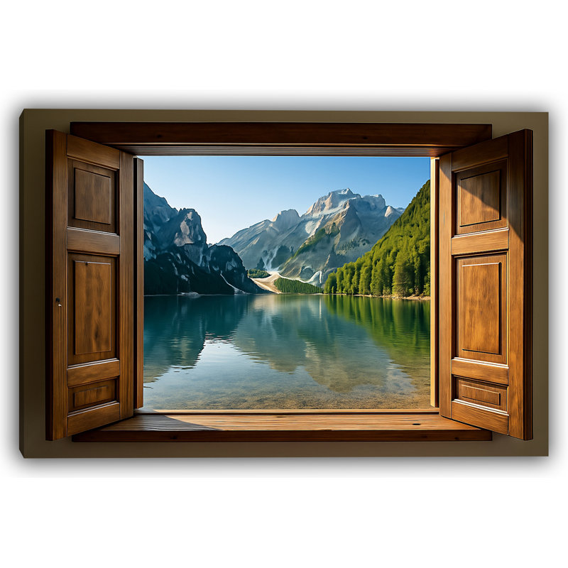 Mountain View Over Lake
