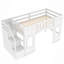 Twin Size Loft Bed With Storage Staircase And Window