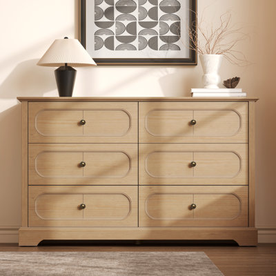 53.99 " W 6 - Drawer Dresser