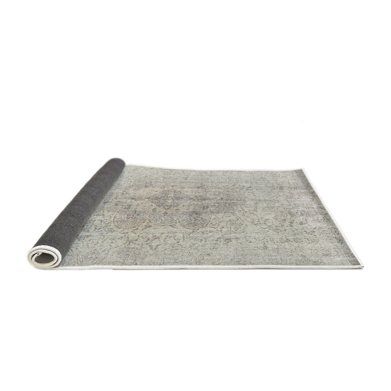 Tapis beige/gris traditionnel Goheen, Rond 3 pi