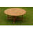 Masten 6 - Person Teak Wood Patio Dining Set with Round Table-362882971-380004502