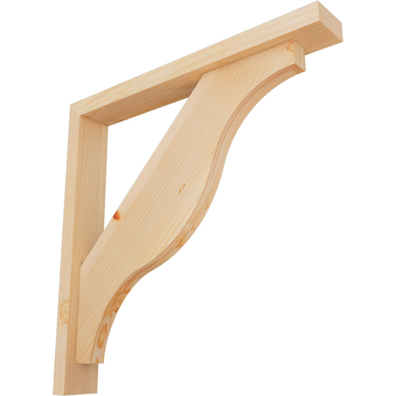 Support Funston Block avec support décalé, 26 x 26, Sapin Douglas de l 3 1/2 (lisse)