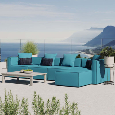 Canapé modulaire d'extérieur 5 pièces Modway Saybrook