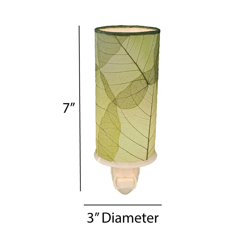 Cylinder Night Light, Green