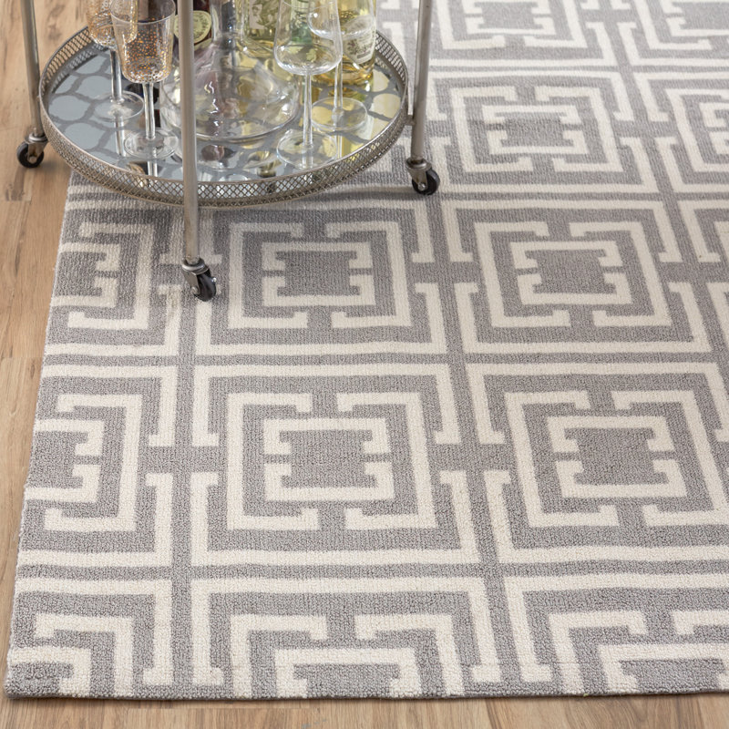 Derose Geometric Indoor Rug, Rectangle 4' x 6'