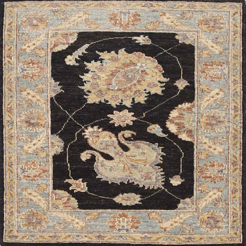 Caryann Oriental Indoor Rug, Square 4'