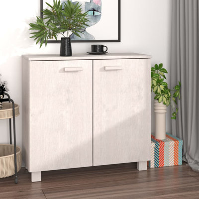 Sideboard HAMAR Solid Wood Pine Bar Cabinet with Drawer Multi Colours