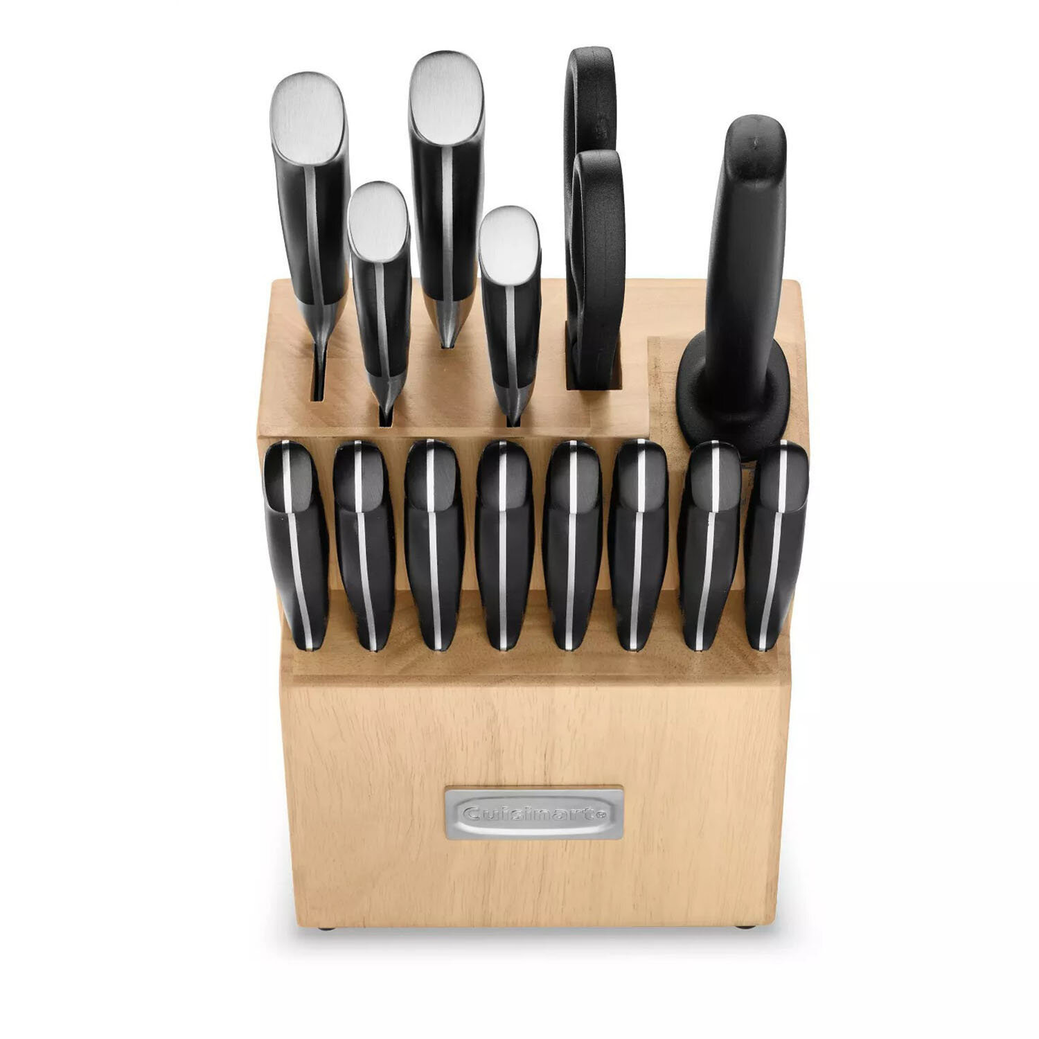 Cuisinart 15-Piece Stainless Steel Hollow-Handle Cutlery Block Set with  Acacia Block + Reviews