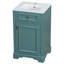 Meuble-lavabo de 20 pouces pour les petites salles de bain: structure en bois massif, lavabo en céramique et poignée en alliage d'aluminium avec charnières à fermeture douce et silencieuse, utilisation quotidienne avec rangement intelligent-976036289